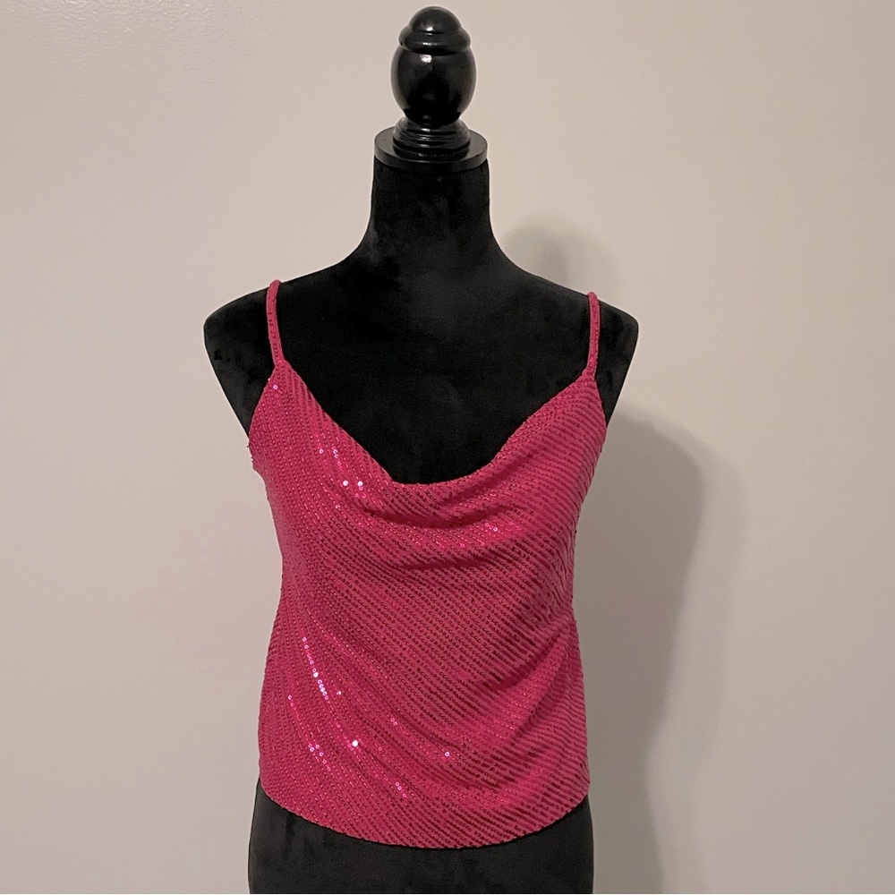 Nasty Gal Tank, Hot Pink, size 2